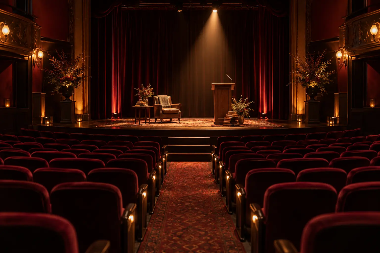 架空の朗読会を待つ独立劇場