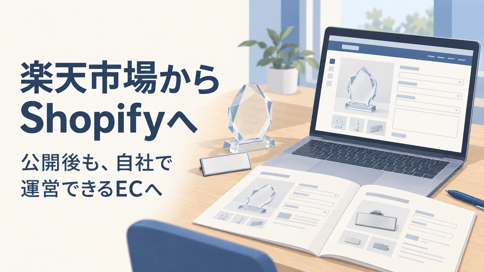 楽天市場の商品をShopifyへ。公開後も自社で運営できるECをつくるまで